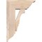 Ekena Millwork Balboa Traditional Smooth Bracket w/ Offset Brace, Douglas Fir, 7 1/2"W x 18"D x 26"H BKT0806X18X26BOA01SDF - alternate 4